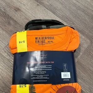 Weatherproof Vintage Youth Fleece Shirt Jacket Size Small 7/8